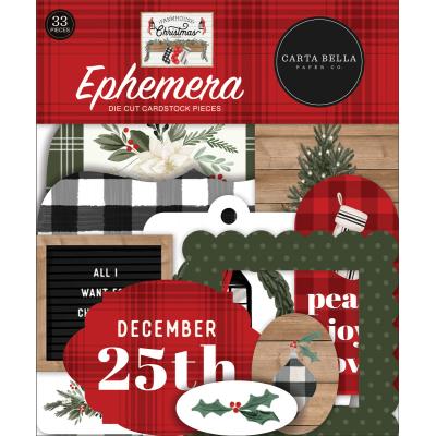 Carta Bella Farmhouse Christmas Die Cuts - Ephemera